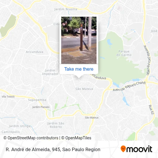 R. André de Almeida, 945 map