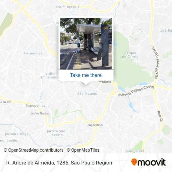 R. André de Almeida, 1285 map