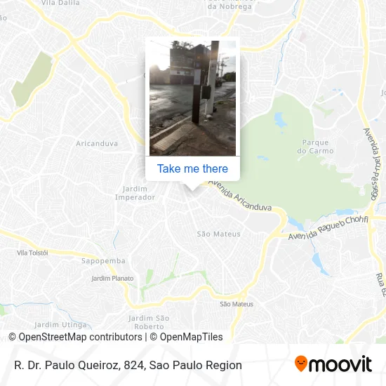 R. Dr. Paulo Queiroz, 824 map