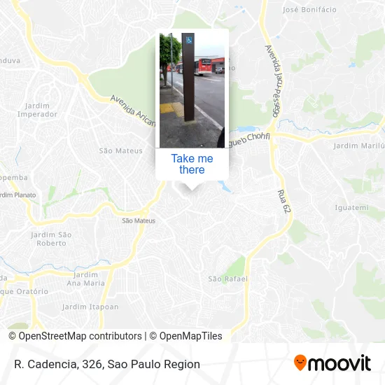 R. Cadencia, 326 map