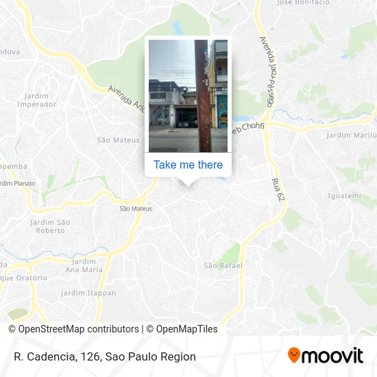 R. Cadencia, 126 map