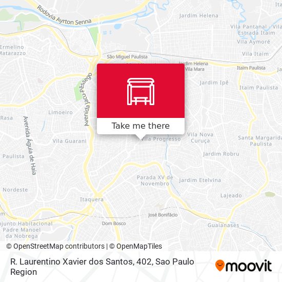 R. Laurentino Xavier dos Santos, 402 map