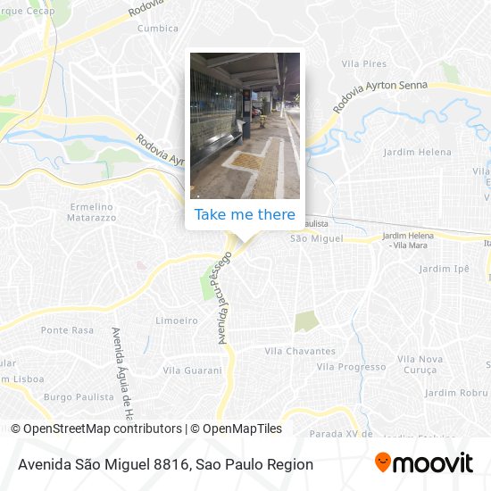 Avenida São Miguel 8816 map