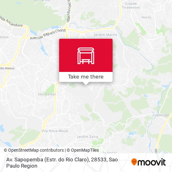 Av. Sapopemba (Estr. do Rio Claro), 28533 map