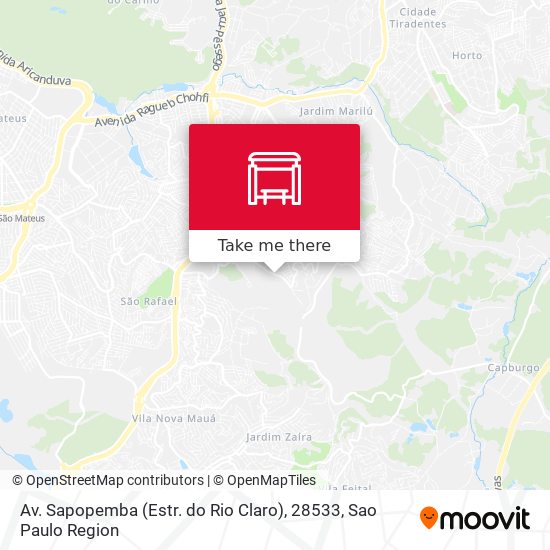 Av. Sapopemba (Estr. do Rio Claro), 28533 map