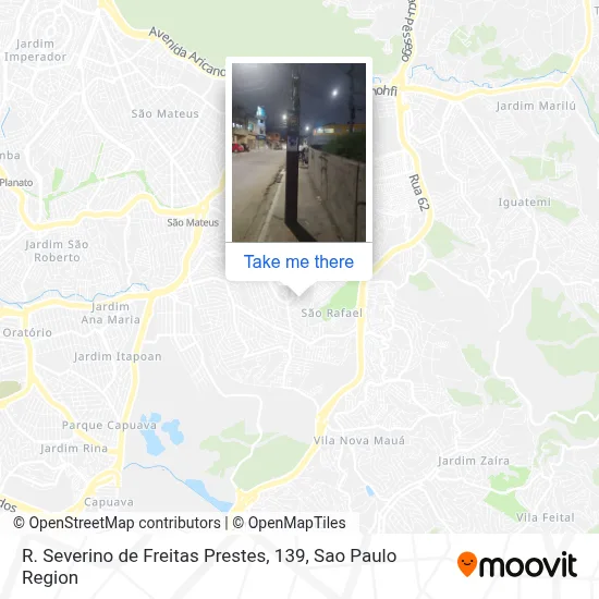 R. Severino de Freitas Prestes, 139 map