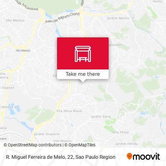 R. Miguel Ferreira de Melo, 22 map