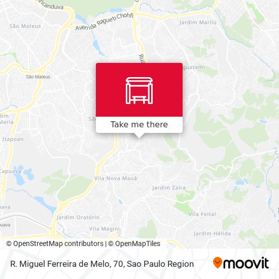 R. Miguel Ferreira de Melo, 70 map