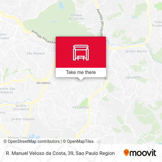 R. Manuel Veloso da Costa, 39 map