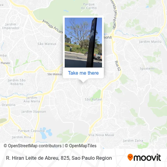 R. Hiran Leite de Abreu, 825 map