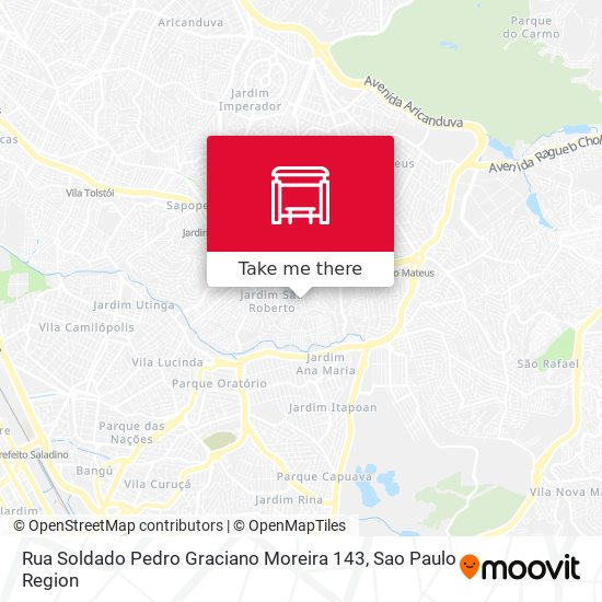 Rua Soldado Pedro Graciano Moreira 143 map