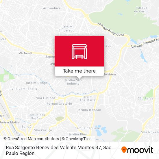 Rua Sargento Benevides Valente Montes 37 map