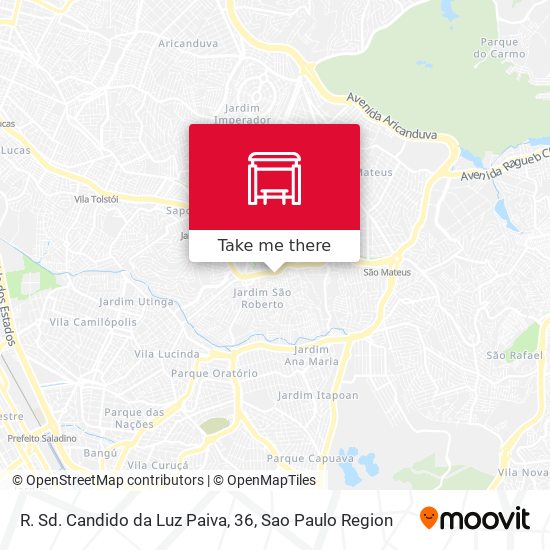 R. Sd. Candido da Luz Paiva, 36 map