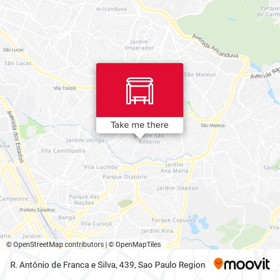 R. Antônio de Franca e Silva, 439 map