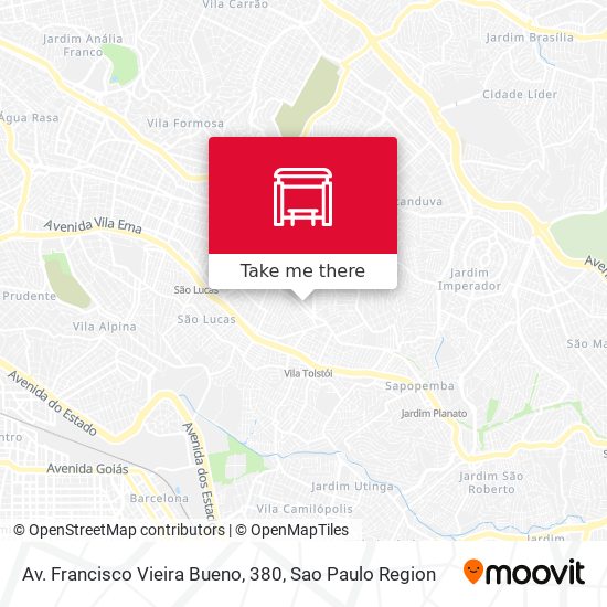Av. Francisco Vieira Bueno, 380 map