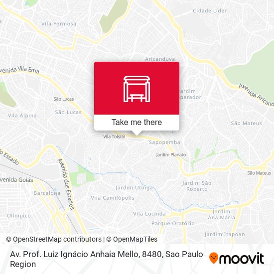 Av. Prof. Luiz Ignácio Anhaia Mello, 8480 map