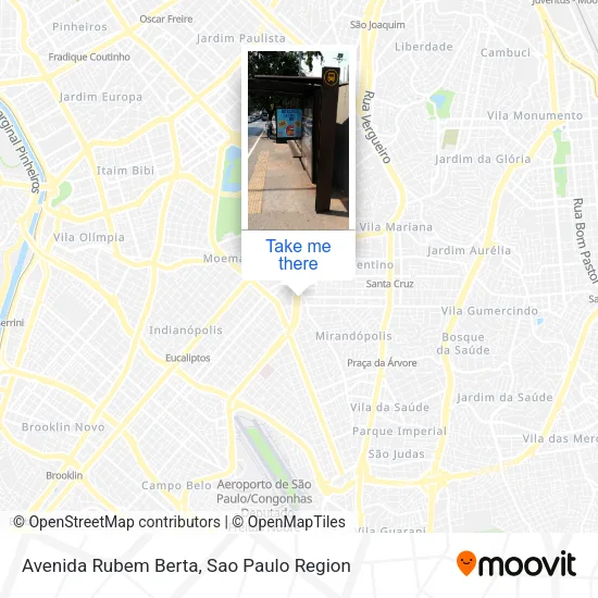 Avenida Rubem Berta map