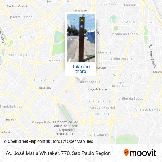 Mapa Av. José Maria Whitaker, 770