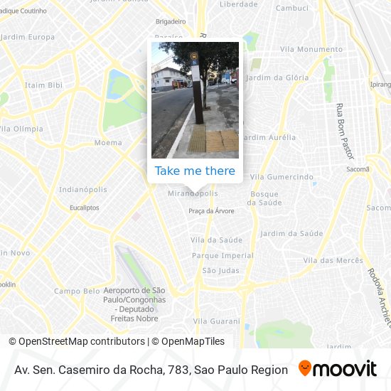 Av. Sen. Casemiro da Rocha, 783 map