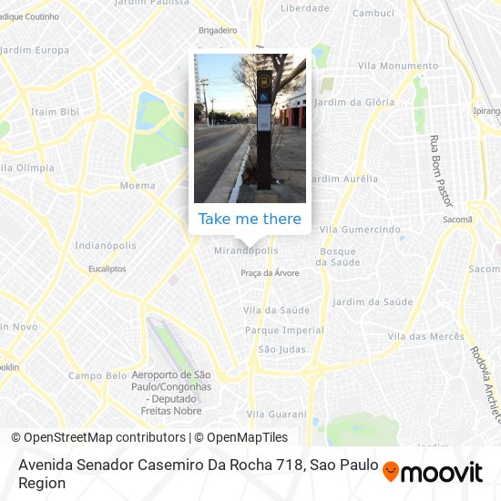 Avenida Senador Casemiro Da Rocha 718 map