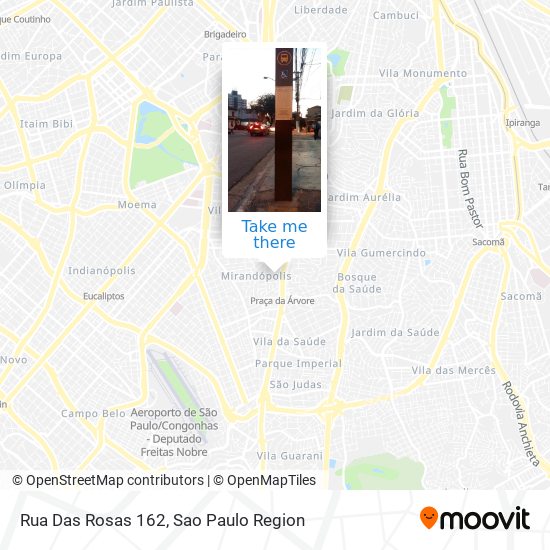 Mapa Rua Das Rosas 162