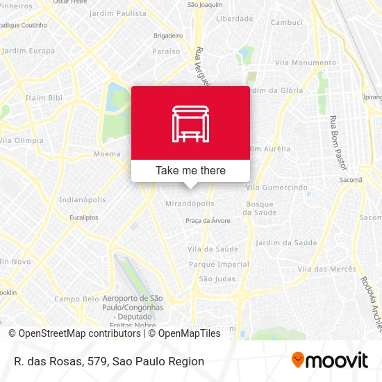 R. das Rosas, 579 map