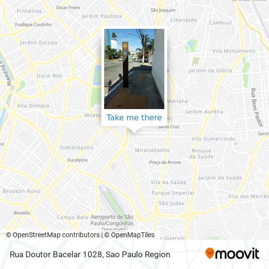 Rua Doutor Bacelar 1028 map