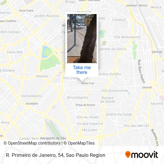 R. Primeiro de Janeiro, 54 map