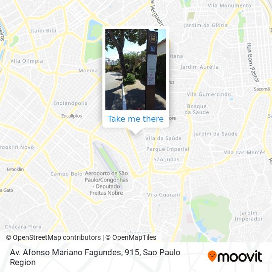 Mapa Av. Afonso Mariano Fagundes, 915