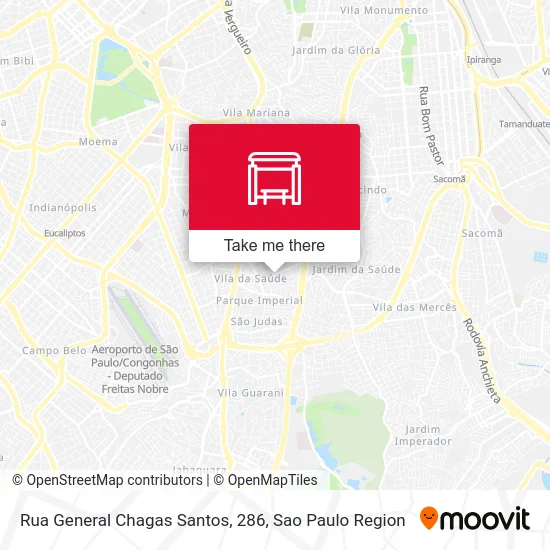 Rua General Chagas Santos, 286 map