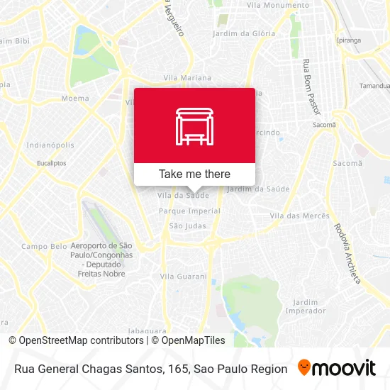 Rua General Chagas Santos, 165 map