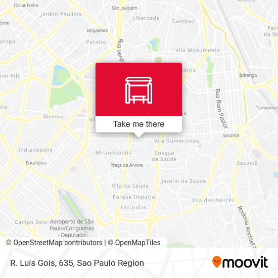 R. Luís Gois, 635 map