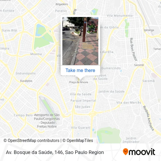Av. Bosque da Saúde, 146 map