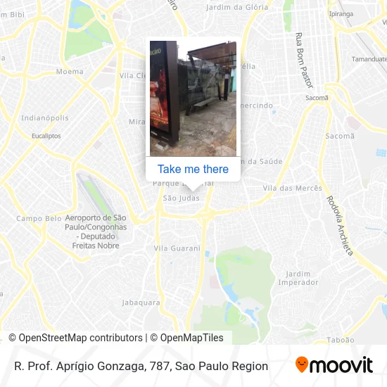 R. Prof. Aprígio Gonzaga, 787 map