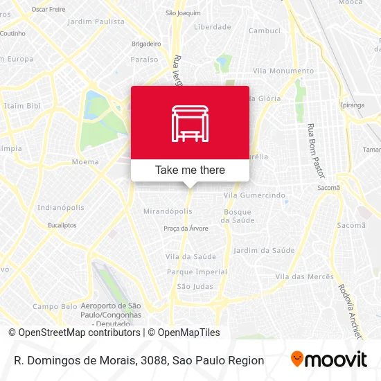 R. Domingos de Morais, 3088 map