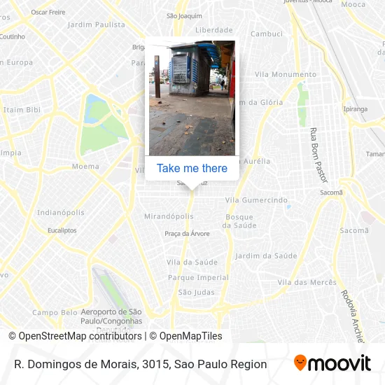 R. Domingos de Morais, 3015 map