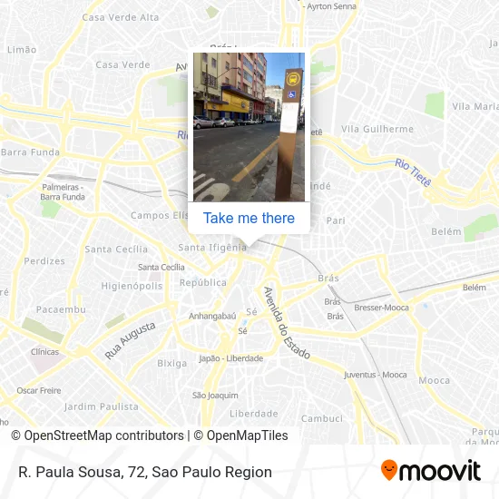 R. Paula Sousa, 72 map