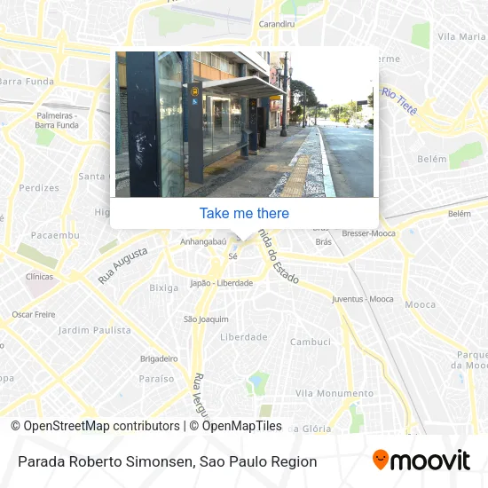 Parada Roberto Simonsen map
