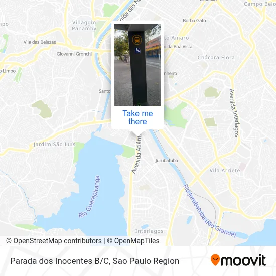 Parada dos Inocentes B/C map