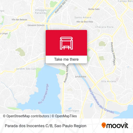 Parada dos Inocentes C/B map