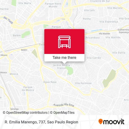 R. Emília Marengo, 737 map