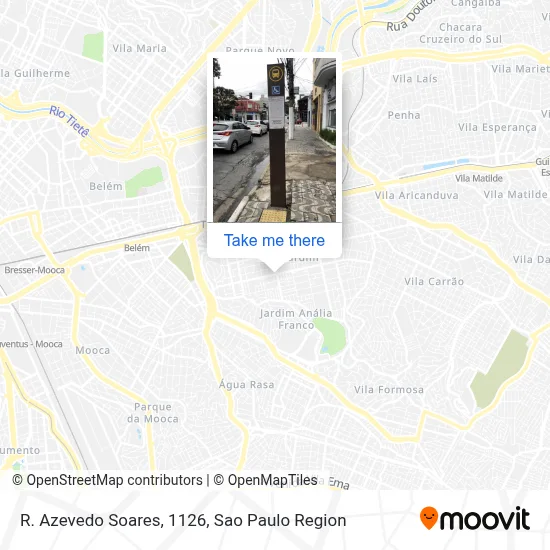 R. Azevedo Soares, 1126 map