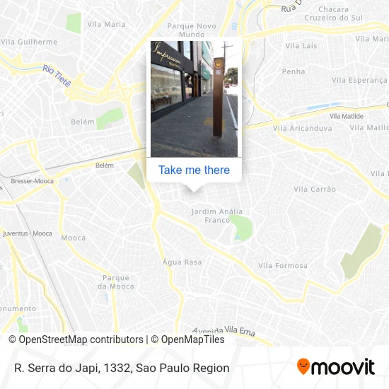 R. Serra do Japi, 1332 map