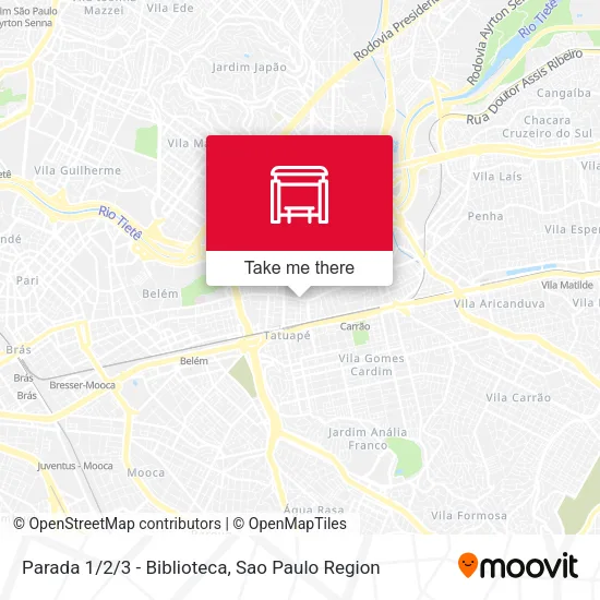 Parada 1/2/3 - Biblioteca map