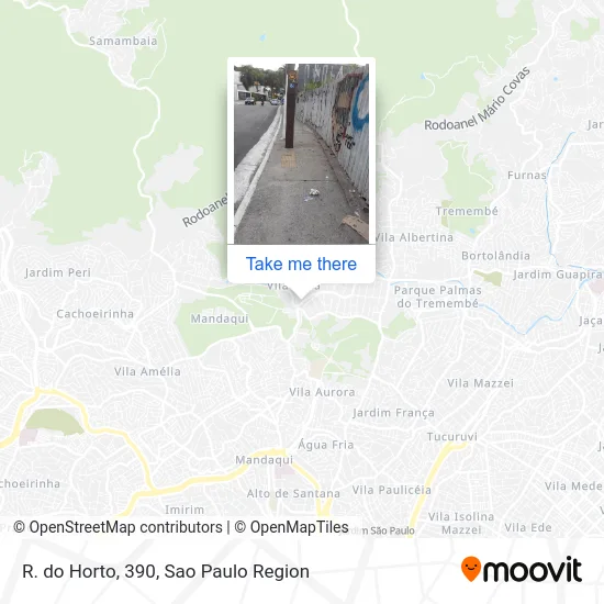 R. do Horto, 390 map