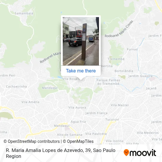 R. Maria Amalia Lopes de Azevedo, 39 map