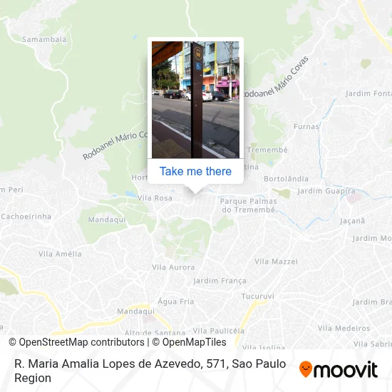 R. Maria Amalia Lopes de Azevedo, 571 map