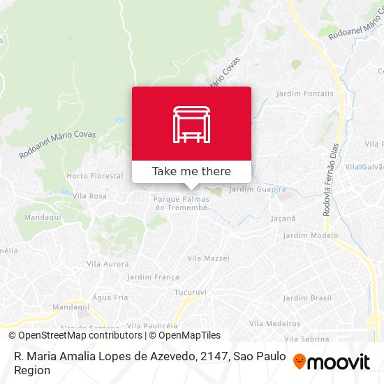 R. Maria Amalia Lopes de Azevedo, 2147 map