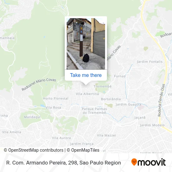 R. Com. Armando Pereira, 298 map