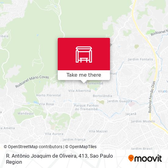 R. Antônio Joaquim de Oliveira, 413 map
